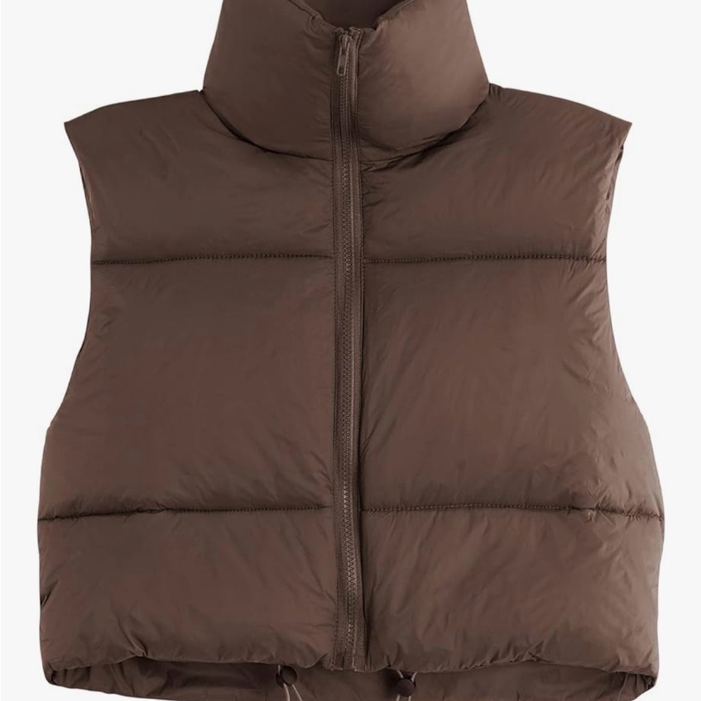 Brown Puffer Vest
